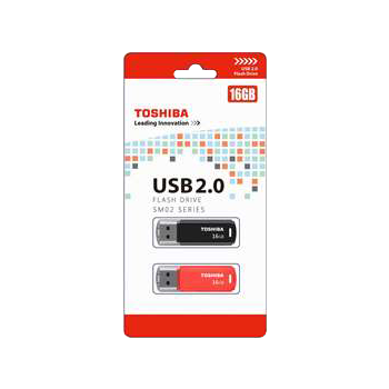 Toshiba 16GB SM02 USB 2.0 Flash 2Pack