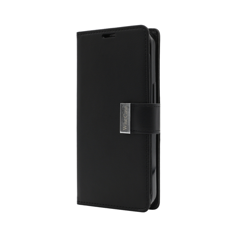Wisecase iPhone 14 Pro Pocket Diary Wallet Black