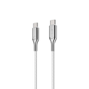 Cygnett Armoured 5A/100W 2.0 USB-C to USB-C Cable 1m (White)