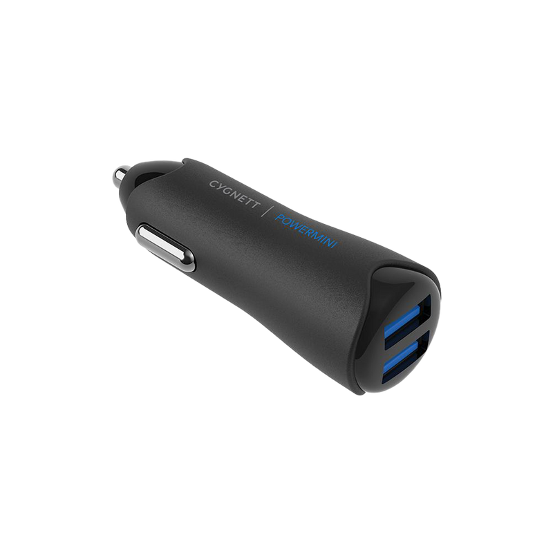 Cygnett Dual USB Car Charger in Black