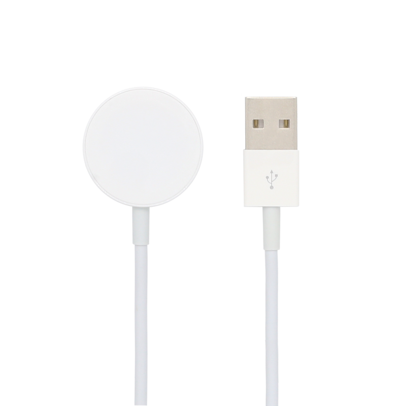 Wisecase Watch Charger for Apple(USB-A) White - 1M