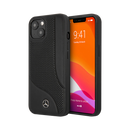 Mercedes Benz HC Leather Perforated Area for iPhone 13 Black