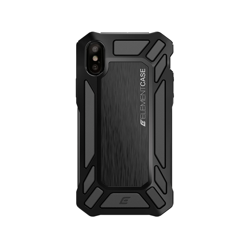 Element Case Roll Cage Mil-Spec Rugged Case for iPhone X - Black