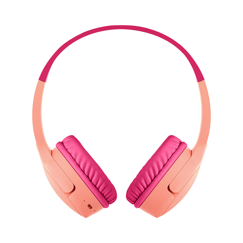 Belkin SoundForm Mini Wireless On-Ear Headphones for Kids - Pink