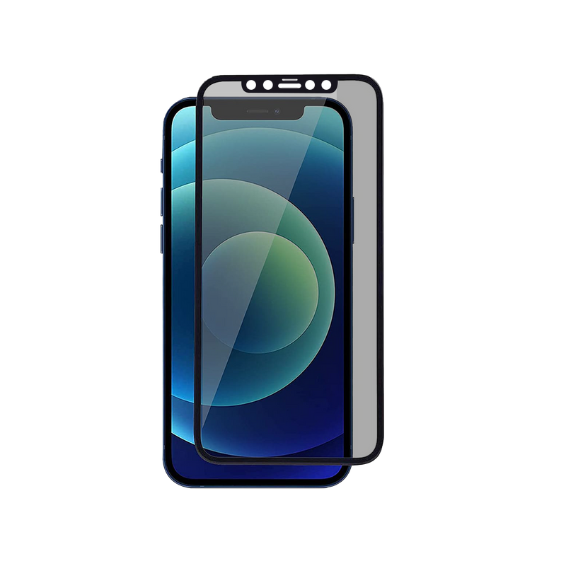 DOORMOON iPhone 12 Mini Screen Protector Tempered Glass 5D Privacy - Black 1PCS