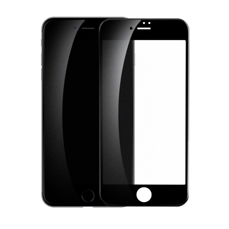 DOORMOON iPhone 7/8 Screen Protector Tempered Glass 5D Matt - Black 1PCS