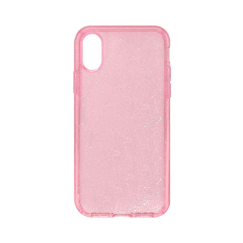 iPhone X Tough Glitter Back Case
