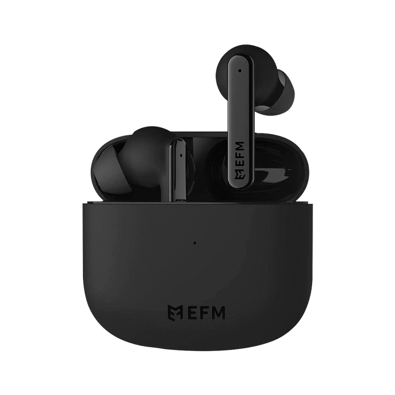 EFM TWS Detroit Earbuds With Wireless Charging Black