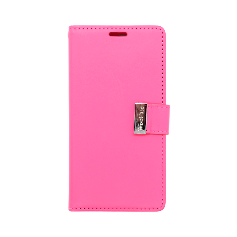Wisecase iPhone 14 Pro Pocket Diary Wallet Rose