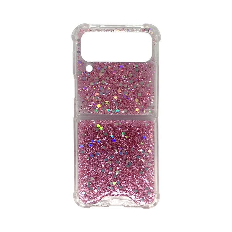 Wisecase Sam Galaxy Z Flip 4 Glitter Pink