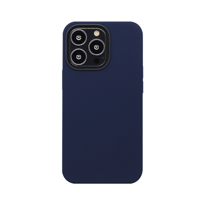 Wisecase iPhone 14 Pro Magsafe Silicone Case Navy Blue