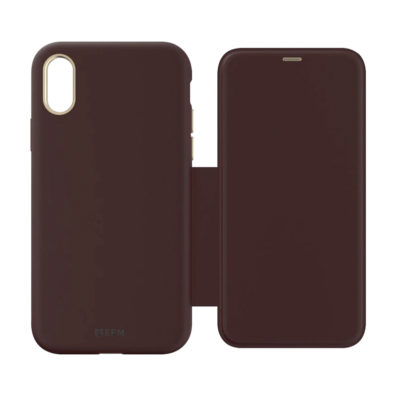 EFM Monaco Case for iPhone X/Xs Mulberry Gold