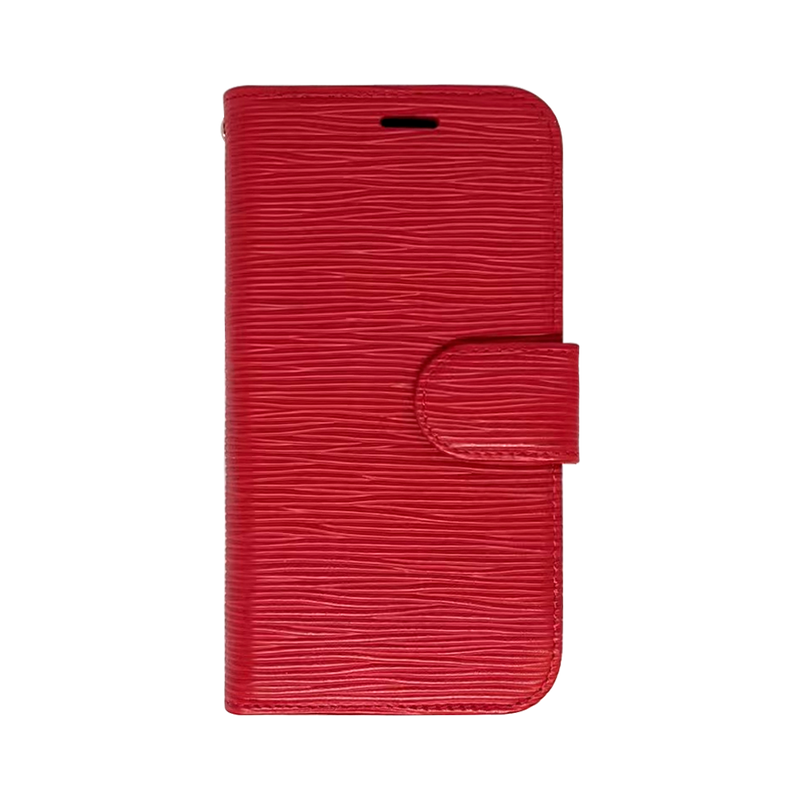 iPhone XR Deluxe Wallet Folio Red
