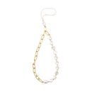 Doormoon Gold Phone Chain 40cm - Pearl