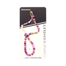 Doormoon Pottery Bead Phone Chain 45cm - Purple