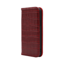 Wisecase iPhone 12/12 Pro Wallet Folio Croc Red