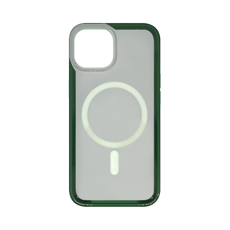 Wisecase iPhone 14 Bump with MagSafe Black+Green