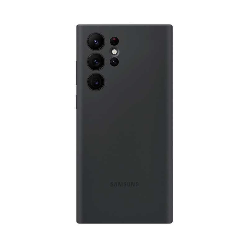 Samsung Silicone Cover Case Galaxy S22 Ultra Black