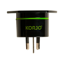 Korjo Adaptor for Australia ?_? FROM UK, US Plus Black