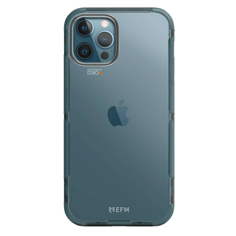 EFM Cayman Case Armour with D3O 5G Signal Plus For iPhone 12/12Pro - Mediterranea/Space Grey
