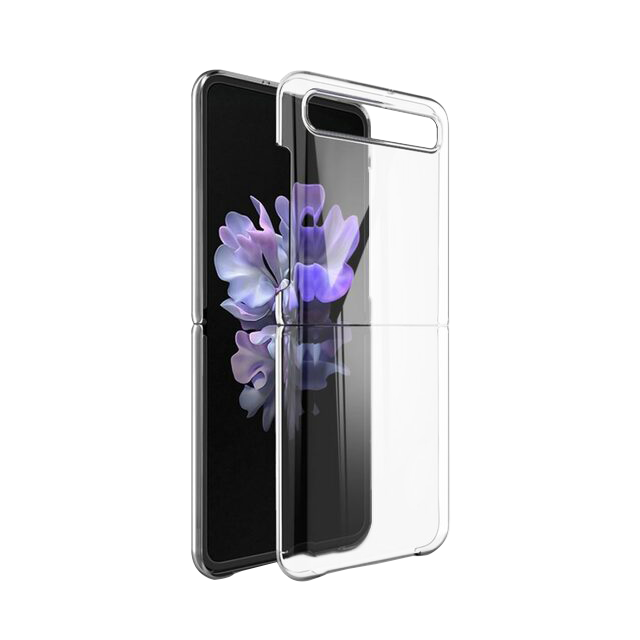 DOORMOON Samsung Galaxy Z Flip Crystal Flip Case Clear