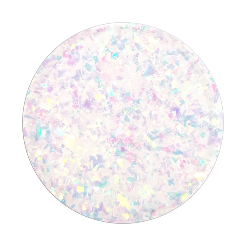 Popsockets POPGRIP PREMIUM Iridescent Confetti White