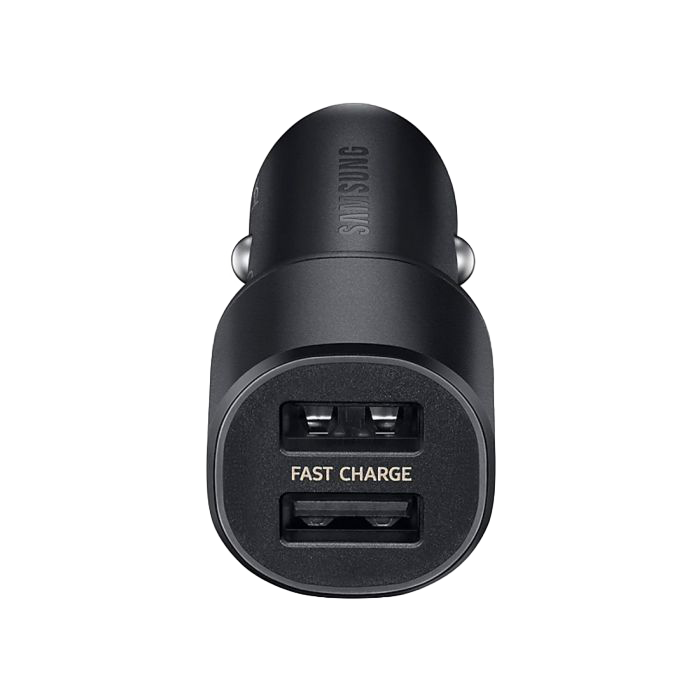 Samsung Dual Car Charger with Combo Cable 30W - 15W + 15W