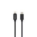 Wisecase Lightning to USB-C Black 3M