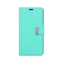 Wisecase iPhone 14 Plus Pocket Diary Wallet Cyan