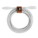 Belkin BOOSTCHARGE DuraTek USB-C to USB-C Cable with Lighting Connector and Strap- White