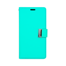 Wisecase iPhone 14 Pocket Diary Wallet Cyan