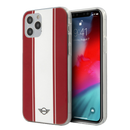 MINI HC PC/TPU Horiz Stripes Red iPhone 12/12 Pro