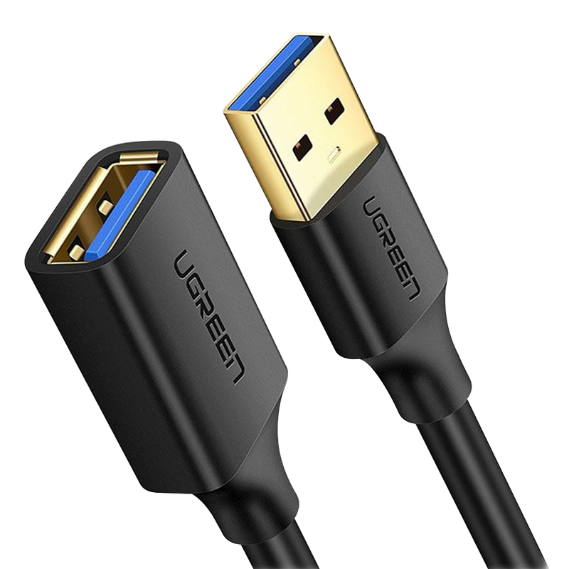UGREEN USB 3.0 Extension Male to Female Cable 1m Black
