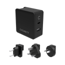Cygnett Dual USB-C & USB-A PD Travel Wall Charger 57W AU