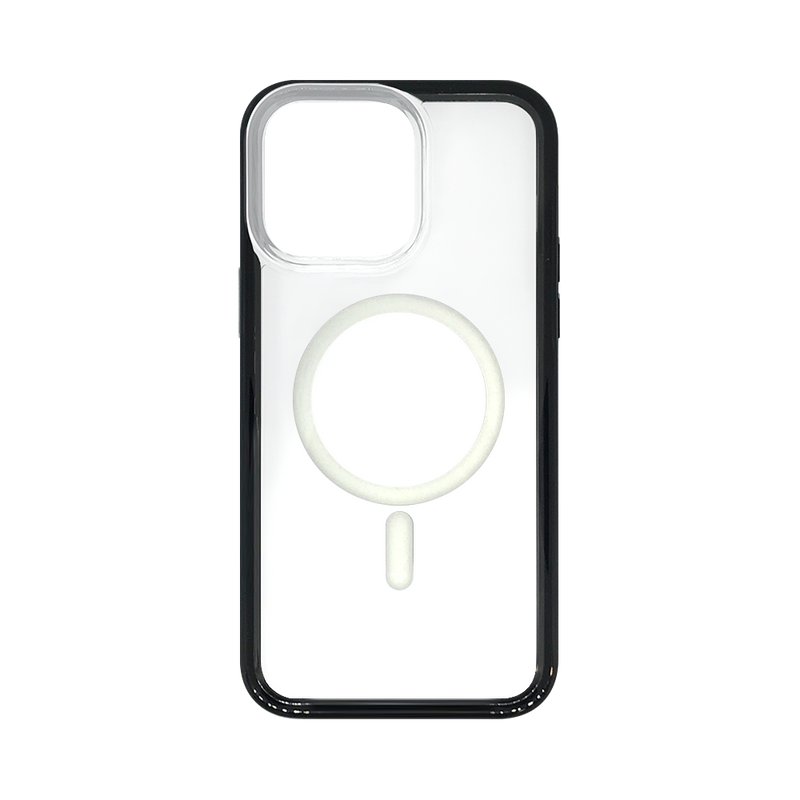 Wisecase iPhone 14 Pro Max Bump with MagSafe Clear+Black