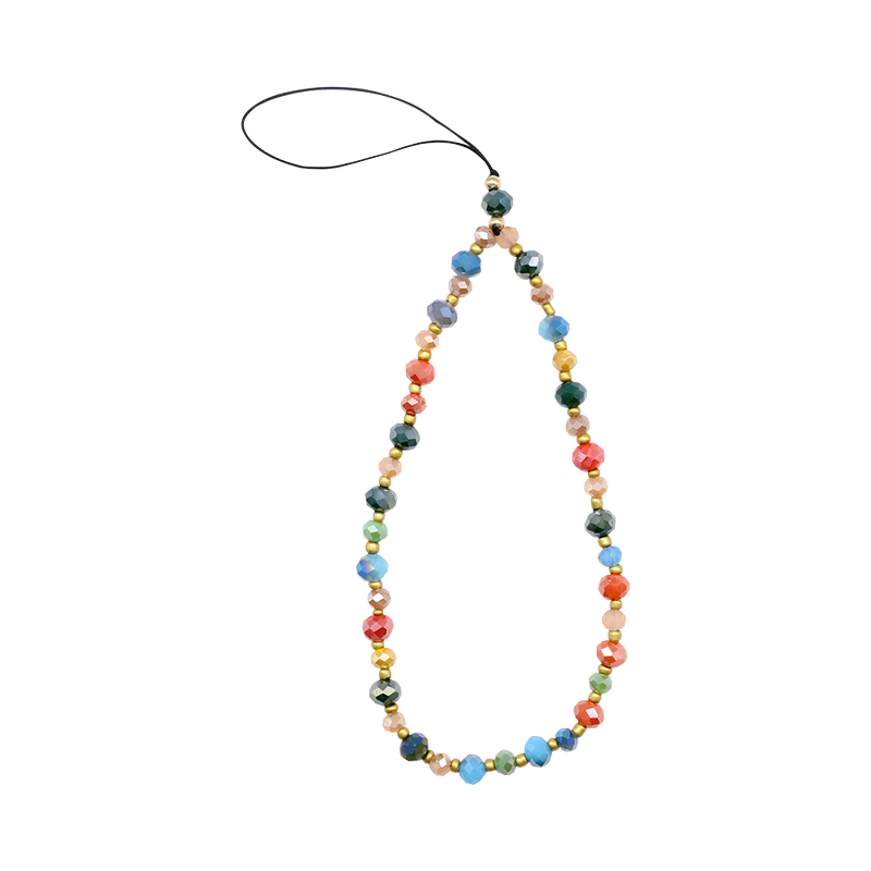 Doormoon Beads Phone Chain 30cm - Rainbow