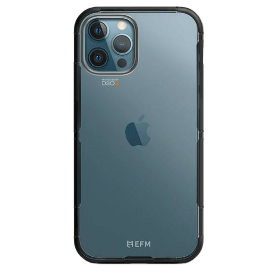EFM Cayman Case Armour with D3O 5G Signal Plus For iPhone 12 Pro Max - Black/Space Grey