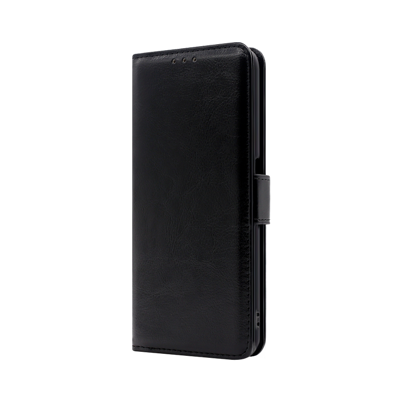 Wisecase OPPO A96 4G Wallet PU Case Black