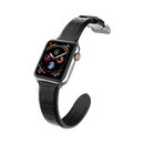 X-doria Hybrid Leather Band for Apple Watch 42/44/45mm - Crocodile Black