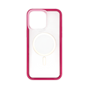 Wisecase iPhone 14 Pro Bump with MagSafe Clear+Pink