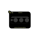 Doormoon Samsung Galaxy Fold3 Camera Tempered Glass Black