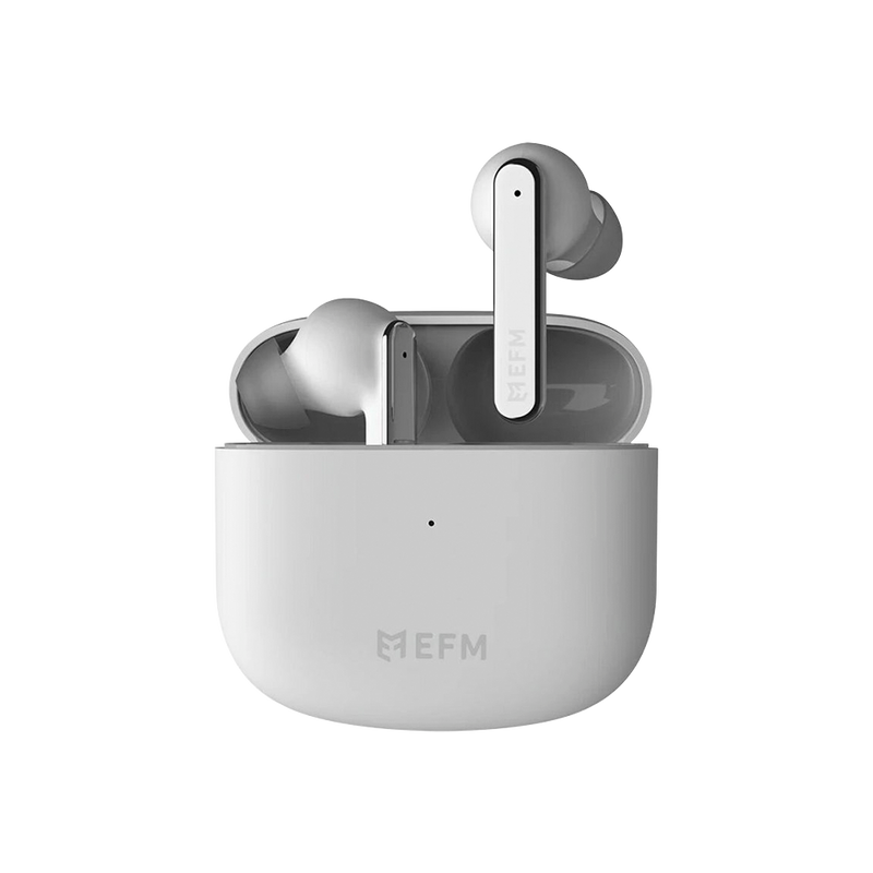 EFM TWS Detroit Earbuds With Wireless Charging White