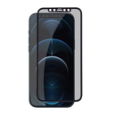 DOORMOON iPhone 12 Pro Max Screen Protector Tempered Glass Privacy 5D - Black 1PCS