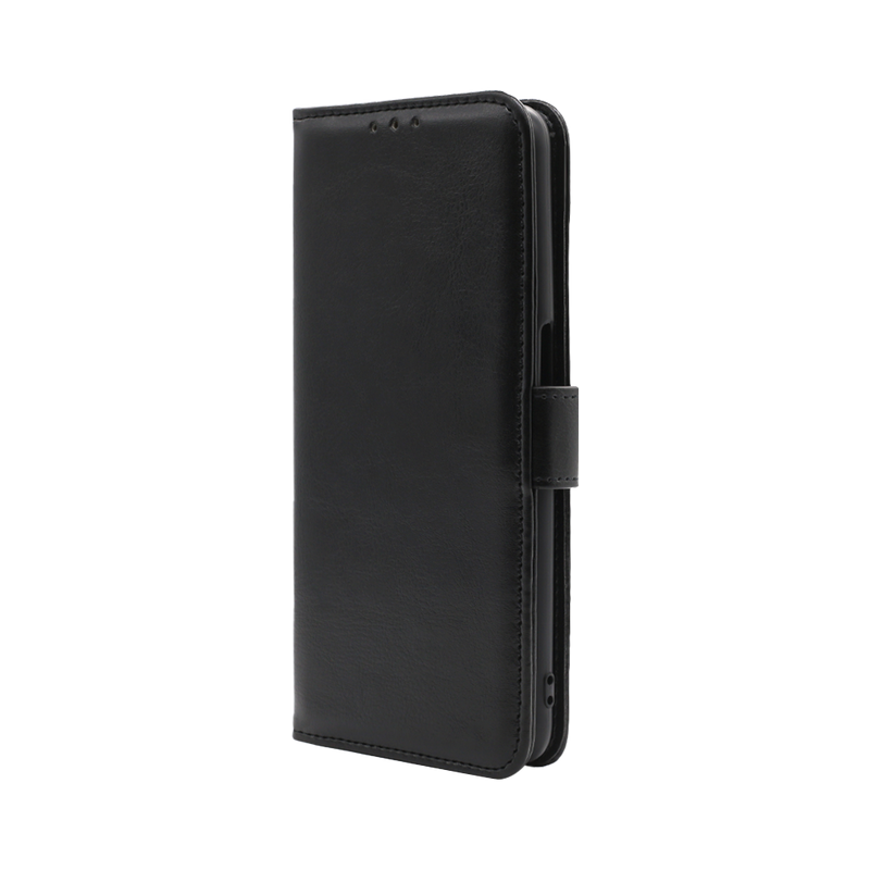 Wisecase OPPO A74 5G Wallet PU Case Black
