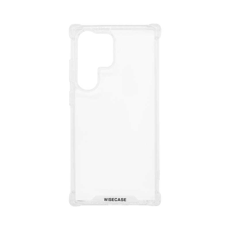 Wisecase Samsung Galaxy S23 Ultra Tough Gel Case - Clear