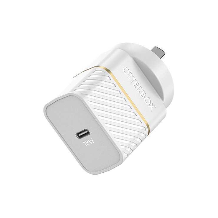 OtterBox USB-C 18W Single Port Wall Charger - White