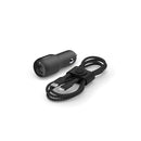 Belkin 32W USB-C PD Car Charger + USB-C to Lightning Cable